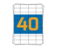 Herma labels 4461, compatible, 52,5mm x 29,7mm, wit, 4000 labels