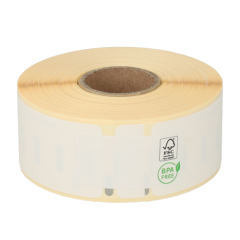 Dymo S0722550 compatible etiketten, 19mm x 51mm, 500 etiketten op rol, verwijderbaar, wit