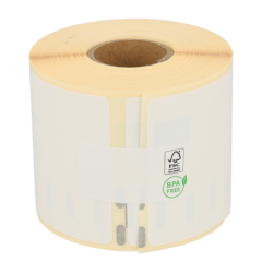 Seiko SLP-RSRL compatible etiketten, 101mm x 54mm, 220 etiketten op rol, verwijderbaar, wit