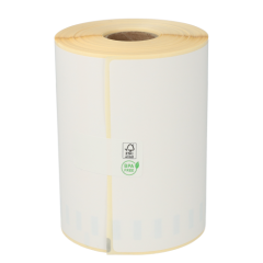 Dymo S0904980 compatible etiketten, 104mm x 159mm, 220 etiketten op rol, permanent, wit
