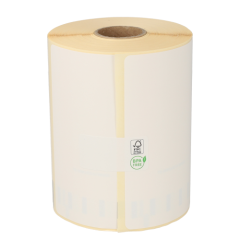 Dymo S0947420 compatible etiketten, 102mm x 59mm, 575 etiketten op rol, permanent, wit