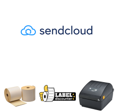 Combinatiepakket SendCloud: Zebra ZD220D + 900 labels 102 mm x 150 mm