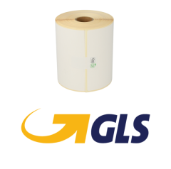 Zebra 800264-605 compatible GLS verzendetiketten, 102mm x 150mm, 300 etiketten, permanent, wit