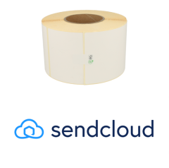 Zebra SendCloud 800740-605 compatible labels, 102 mm x 150 mm, 900 labels, wit, 76 mm kern, permanent