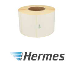 Zebra 800284-605 compatible Hermes etiketten, 102mm x 210mm, 640 etiketten, permanent, wit, 76mm kern