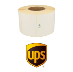 Zebra 800740-605 compatible UPS verzendetiketten, 102mm x 150mm, 900 etiketten, permanent, wit, 76mm kern