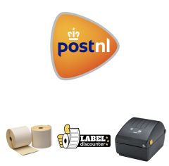Combinatiepakket PostNL: Zebra ZD220D + 900 labels 102 mm x 150 mm