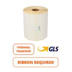 Zebra TTR Thermotransfer verzendetiketten (800294-605) GLS, 102mm x 152mm, 300 Etiketten per rol, 25mm Kern