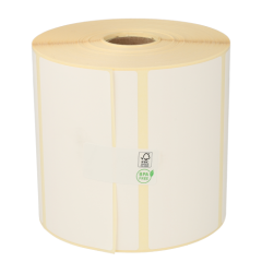 Zebra Z-Select 2000D compatible etiketten 87000, 100mm x 50mm, 1300 etiketten, 25mm kern, permanent, wit