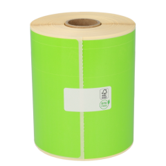 Zebra 800264-605 compatible etiketten, 102mm x 150mm, 280 etiketten, TOP, permanent, groen