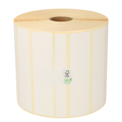 Bixolon 800264-105BIX compatible etiketten, top permanent, 102mm x 25mm, 2580 Etiketten, wit, 25mm Kern