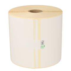 Zebra Z-Select 1000D compatible etiketten 800191-076D, 102mm x 76mm, 930 etiketten, 25mm kern, eco permanent, wit