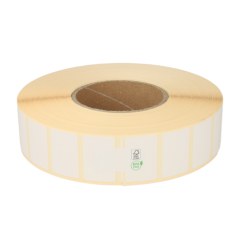 Zebra Z-Select 2000D compatible etiketten 880150-025, 38mm x 25mm, 5180 etiketten, 76mm kern, eco permanent, wit