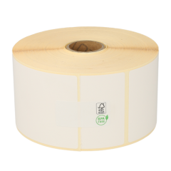 Zebra Z-Select 2000D compatible etiketten 3007209-T, 57mm x 76mm, 930 etiketten, 25mm kern, permanent, wit