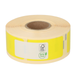 Dymo 11352/S0722520 compatible etiketten, 54mm x 25mm, 500 per rol, permanent, geel