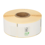 Dymo 99010 / S0722370 compatible etiketten, polypropyleen (PP), 89mm x 28mm, 260 etiketten op rol, permanent, wit