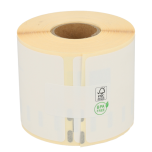 Dymo 99014 / S0722430 compatible etiketten, 101mm x 54mm, 220 etiketten op rol, verwijderbaar, wit