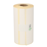 Zebra compatible etiketten, 102mm x 150mm, 105 etiketten, permanent, wit, 19mm kern