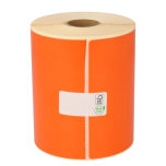 Zebra 800264-605 compatible etiketten, 102mm x 150mm, 280 etiketten, TOP, permanent, oranje